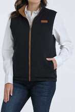 Cinch Women's Brown/Black Reversible Vest