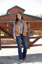 Cinch Women's Brown/Black Reversible Vest