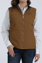 Pard's Western Shop Cinch Women's Brown/Black Reversible Vest