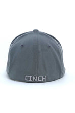 Cinch Gray Fitted FlexFit Ballcap with USA Flag