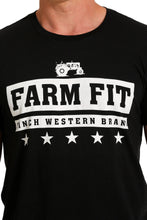 Cinch "Farm Fit" Tractor Black Screen Print Tee for Men