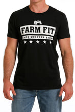Pard's Western Shop Cinch "Farm Fit" Tractor Black Screen Print Tee for Men