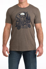 Pard's Western Shop Cinch Men's Brown "Roam Free" Deer Graphics Tee Shirt