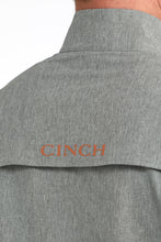 Cinch Men's Gray 1/2 Zip Windbreaker