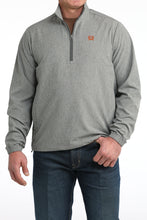 Cinch Men's Gray 1/2 Zip Windbreaker