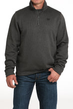 Pard's Western Shop Cinch Charcoal 1/4 Zip Fleece Sweater Pullover for Men