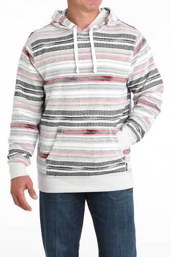 Pard's Western Shop Cinch Men's Multi Colored Striped Lightweight Hoodie