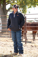 Cinch Men's Charcoal Sweater Knit Pullover with Southwest Trim