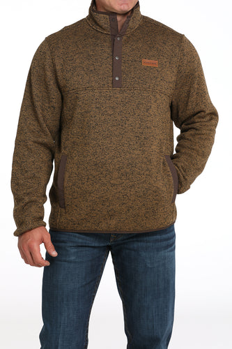 Pard's Western Shop Cinch Khaki Sweater Knit Pullover for Men