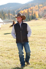 Cinch Men's Brown Herringbone Bonded Vest