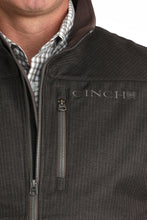 Cinch Men's Brown Herringbone Bonded Vest