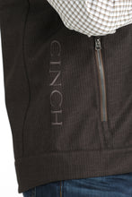 Cinch Men's Brown Herringbone Bonded Vest