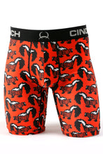 Pard's Western Shop Cinch Men's 9" Red Skunk Boxer Briefs