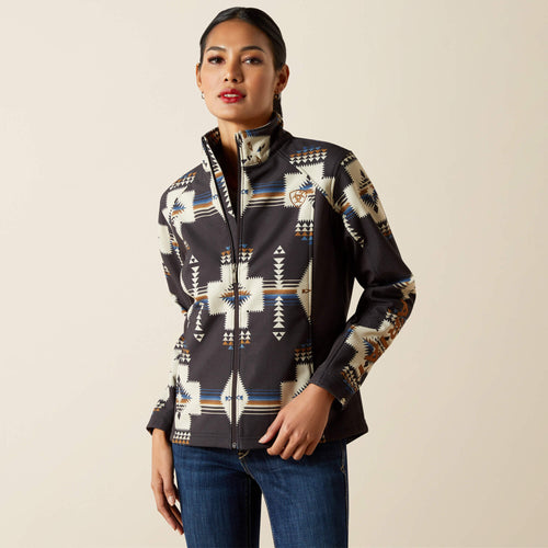 Pard's Western Shop Ariat Women's Thornstone Southwest Print Softshell Jacket