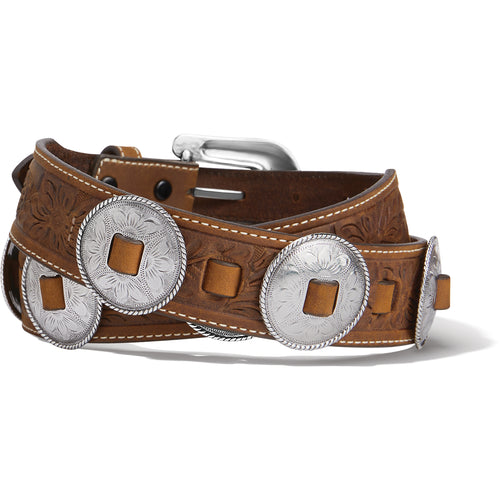 Pard's Western Shop Tony Lama Brown Sedona Concho Belt