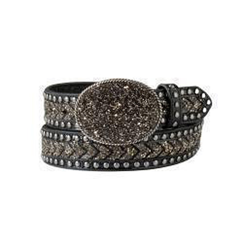 Pard's Western Shop Angel Ranch Crystal Chevrons Black Belt