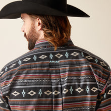 Ariat Black Multi Aztec Print Noland Classic Fit Button-Down Shirt for Men