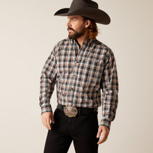 Pard's Western Shop Ariat Brown Multi Plaid Nathanael Classic Fit Pro Series Button-Down Shirt for Men