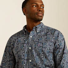 Ariat Dex Multi Colored Paisley Print Wrinkle Free Fitted Button-Down Shirt for Men