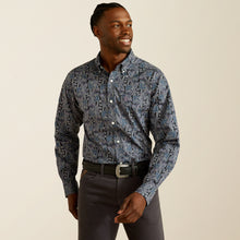 Pard's Western Shop Ariat Dex Multi Colored Paisley Print Wrinkle Free Fitted Button-Down Shirt for Men