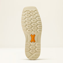 Ariat Women's Dark Brown Activator Waterproof Broad Square Toe Work Boots with Blue Tops