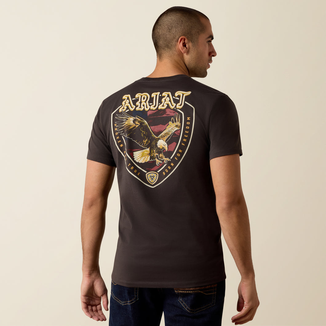 Pard's Western Shop Ariat Men's Vintage Black American Talon T-Shirt