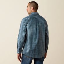 Ariat Men's Lex Real Teal Southwest Geo Print Classic Fit Button-Down Shirt