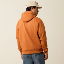 Ariat Men's Orange Logo Hoodie