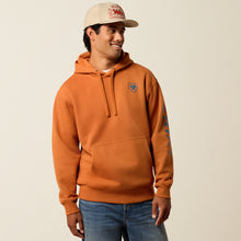 Pard's Western Shop Ariat Men's Orange Logo Hoodie