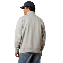 Ariat Men's Heather Grey 1/4 Zip Sweatshirt