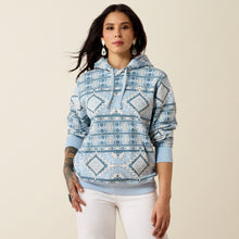Pard's Western Shop Ariat Women's Blue Southwest Printed 2.0 Hoodie