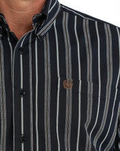 Cinch Men's Dark Navy Stripe Button-Down Shirt