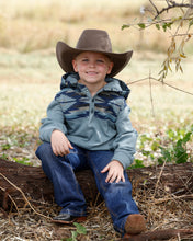 Pard's Western Shop Cinch Boys Blue Aztec Print Pullover Hoodie