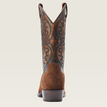 Ariat Men's Bankroll Tan Suede Hippo Print J-Toe Western Boots