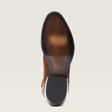 Ariat Men's Bankroll Tan Suede Hippo Print J-Toe Western Boots