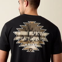 Ariat Cactus Rider Classic Fit Black T-Shirt for Men