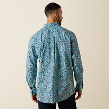 Ariat Men's Phelps Blue Paisley Print Classic Fit Button-Down Shirt
