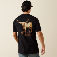 Pard's Western shop Ariat Men's Cowmooflage Black Classic Fit T-Shirt