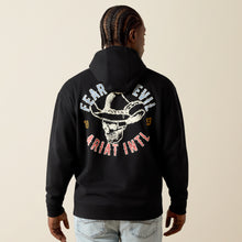 Pard's Western Shop Ariat Men's "Fear No Evil" Stitched Skull Graphics Black Hoodie