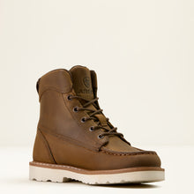 Ariat Kids Distressed Brown Lift Lacer Roudn Moc Toe Boots