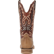 Durango Women's Almond Lady Rebel Pro Broad Square Toe Western Boots with Cayenne Red Tops