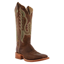 Pard's Western Shop R. Watson Women's Arizona Tan Broad Square Toe Boots