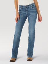 Wrangler Ultimate Riding Jean Q-Baby in Mid Wash for Women