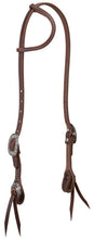 Pard's Western Shop Weaver Leather Working Tack Sliding Ear Headstall with Floral Hardware