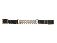 Double Chain Curb Strap with Nylon Straps