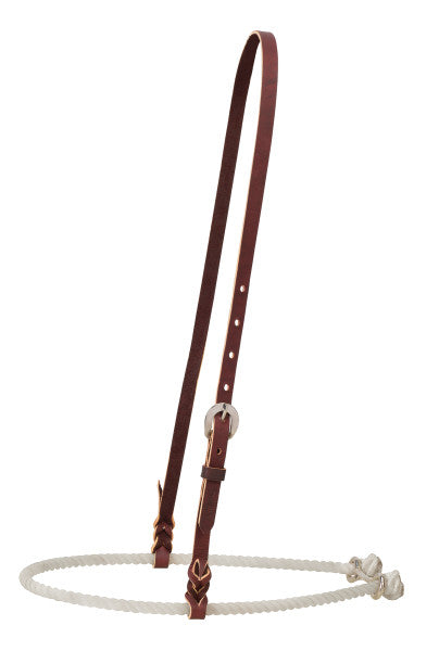 Pard's Western Shop Rope Noseband with Latigo Crown Strap from Weaver Leather