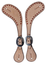 Ladies Buckstitched Roughout Spur Straps from Professional's Choice