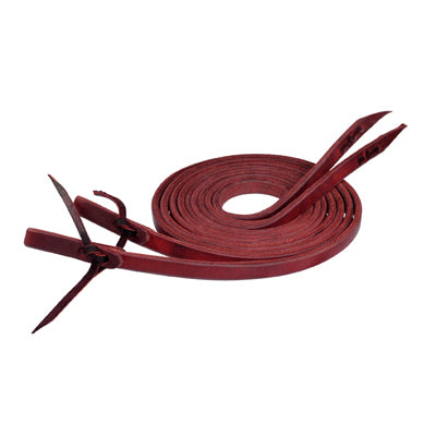 Weaver Leather Split Reins - Oil-Tanned Harness Leather With Weighted Ends