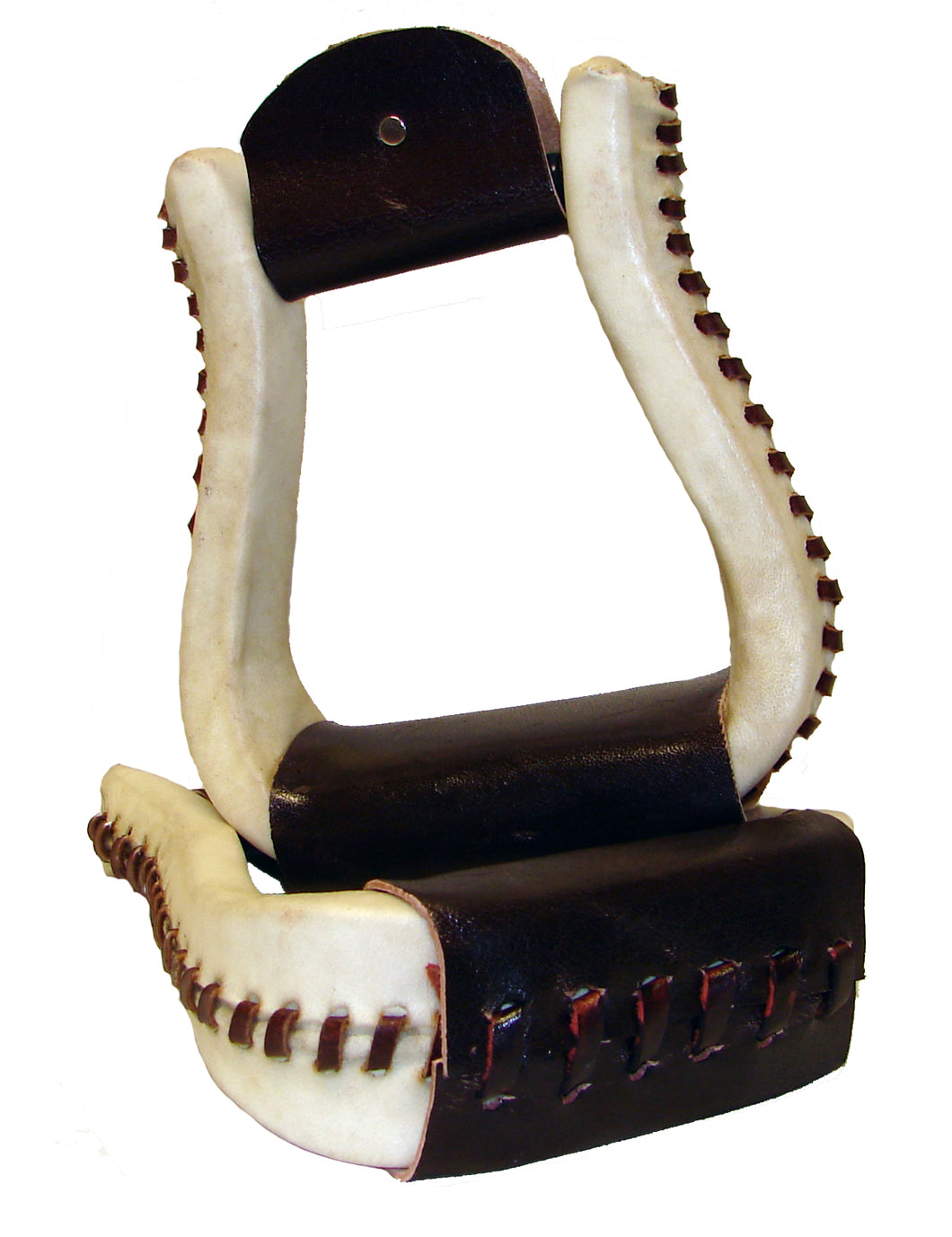 Pard's Western Shop Rawhide Covered Bell Stirrups