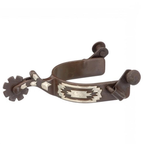 Pard's Western Shop Antique Brown/Silver Southwest Spurs for Youth